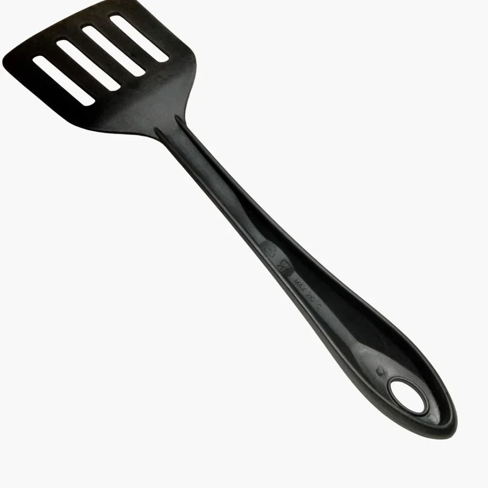 Coghlans Black Spatula Set Heat Resistant Nylon Non Stick Utensil
